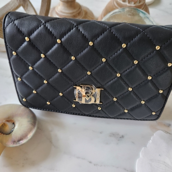 Studded Quilted Crossbody bag. Could clutch too! New! - Picture 2 of 12